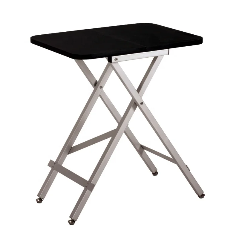 Outdoor grooming table Wooden top anti-slip surface light weight outdoor grooming table folding dog salon grooming table