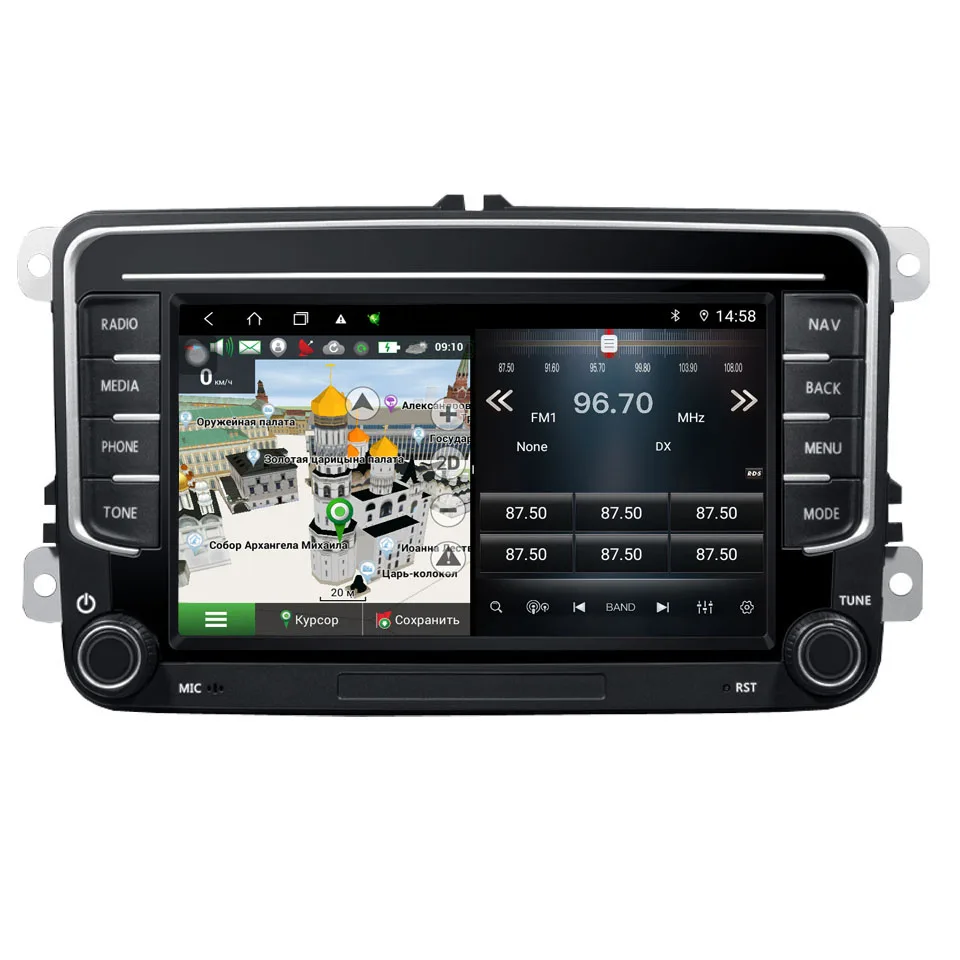 DSP Android для VW POLO GOLF 5 6 plus PASSAT B6 JETTA TIGUAN TOURAN SHARAN SCIROCCO Carplay автомобильное радио мультимедиа GPS autoradio