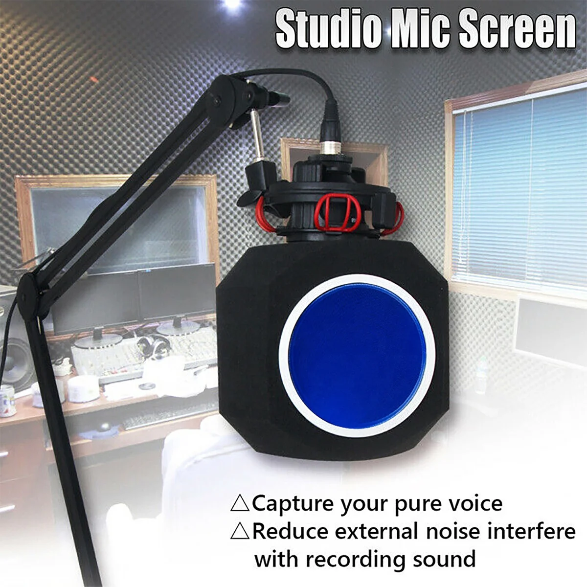 Professional Microphone vocal booth Soundproof Isolation Shield filter Acoustic Screen For Studio Recording