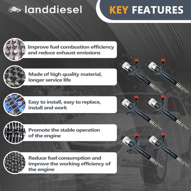 Wholesale factory direct sale engine parts Fuel injector 295050-1550  8-98259290-0 for DENSO