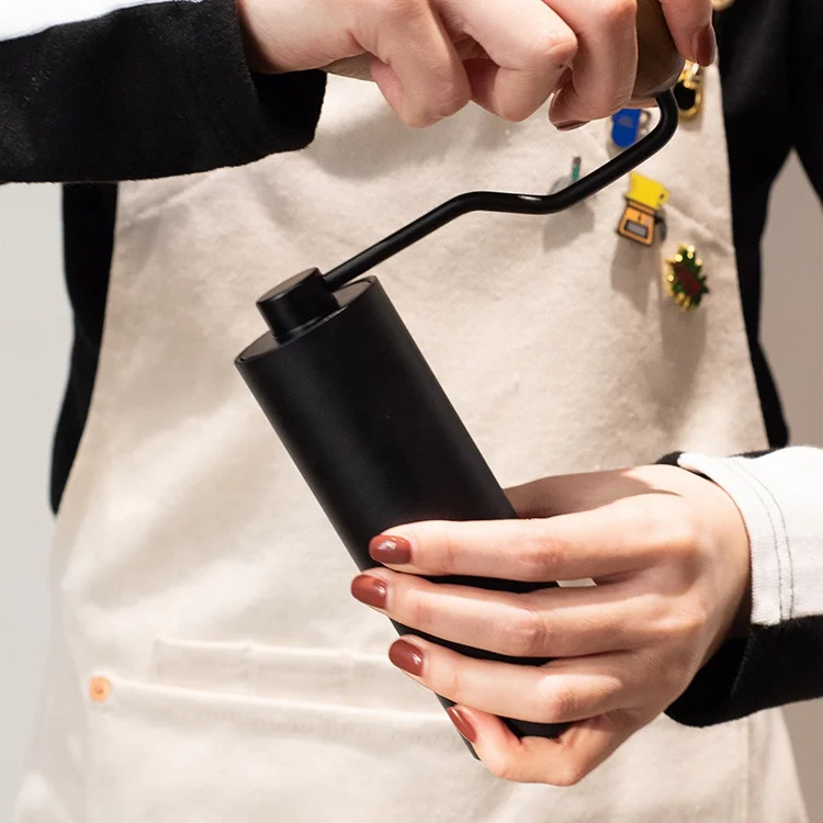 High quality Aluminum Manual Coffee grinder Stainless steel Burr grinder 25g Mini Coffee Bean milling machine