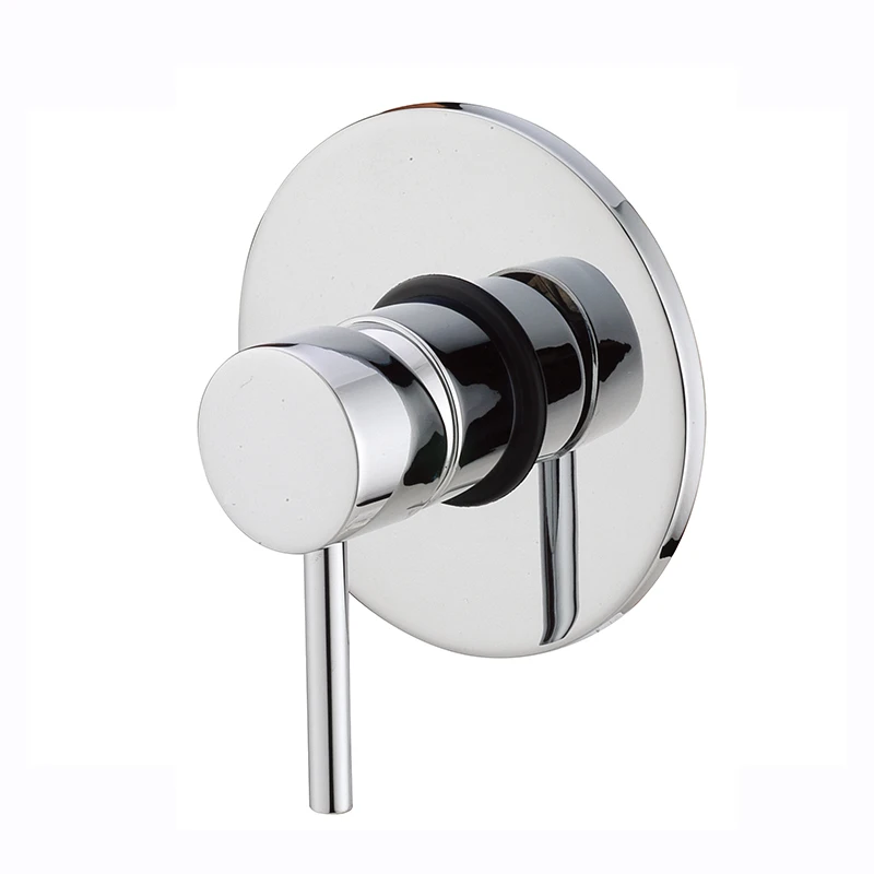Hotel style brass concealed shower mixer