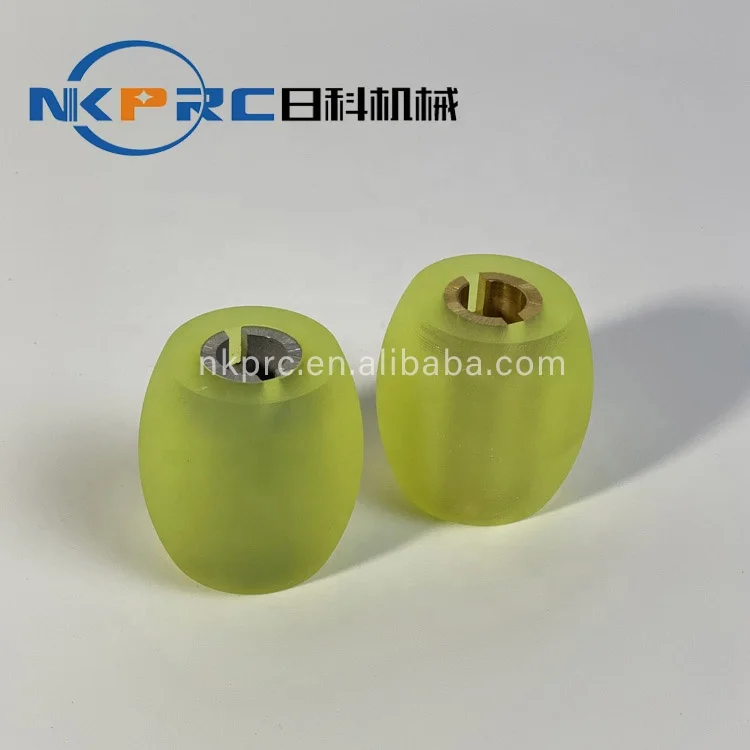 NKPRC RK-1037 Yellow Rubber Egg Stone With Iron Or Copper