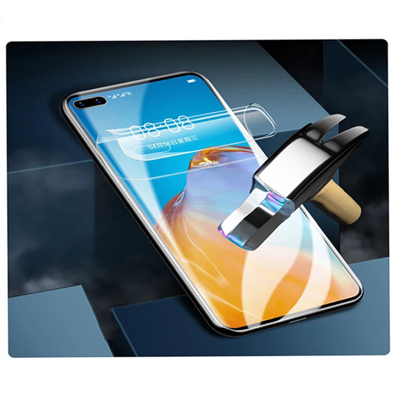 5H hardness soft UV Film for phone cellphone quality same as tempered glass screen protector bubble free and anti scratch