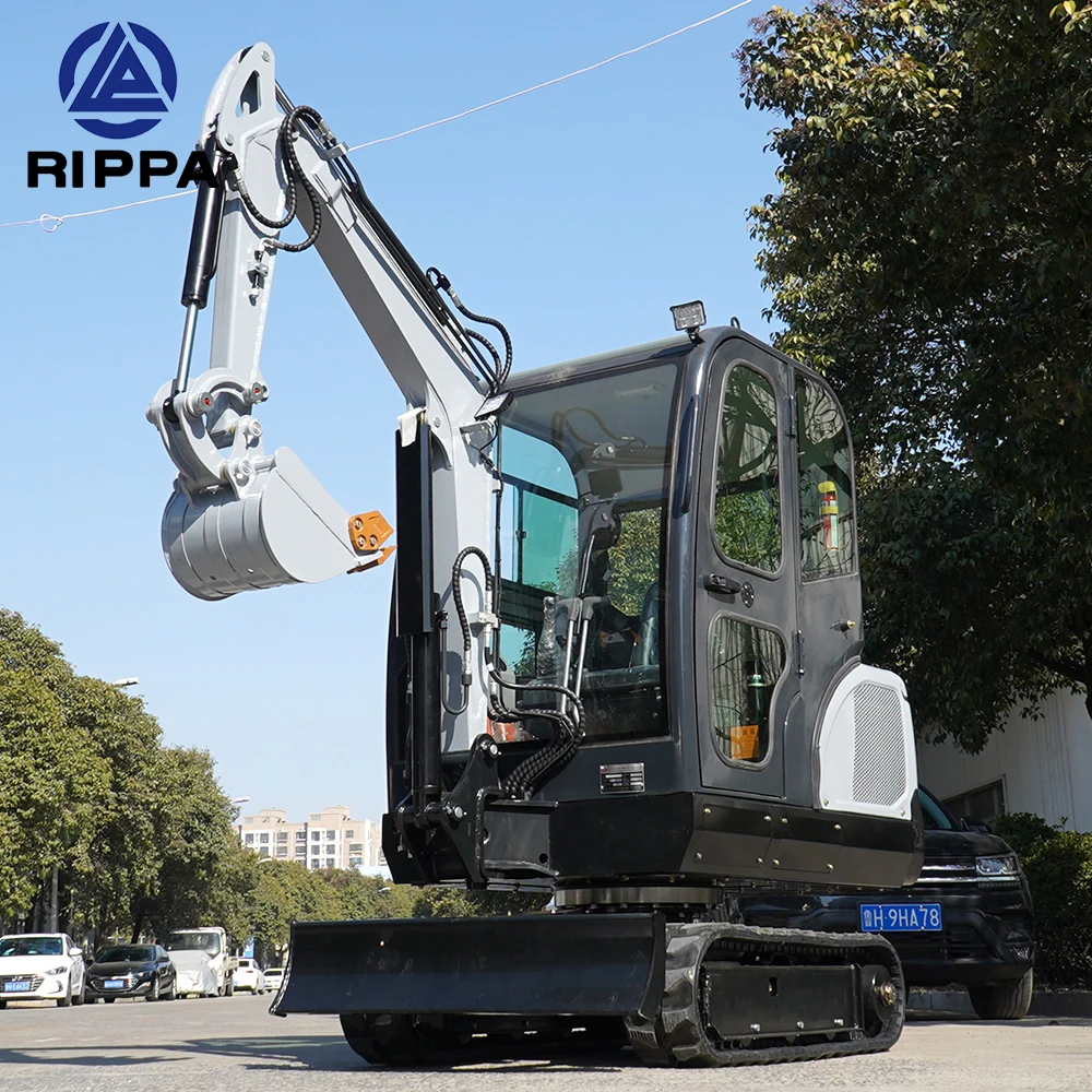 Rippa Earth-moving Machinery Small Mini Bagger Digger Escavator 3ton Crawler Excavator