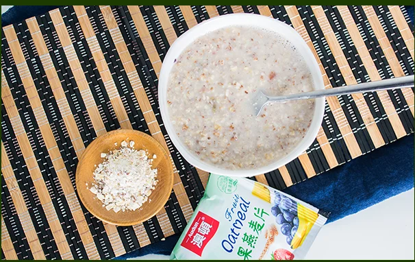 Хит продаж вкусная овсянка хлопья бренда audun фруктовая для