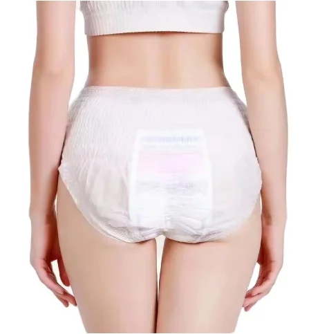 Wholesale Women Disposable Pant Lady Sanitary Napkin Pants Disposable Menstrual Pants