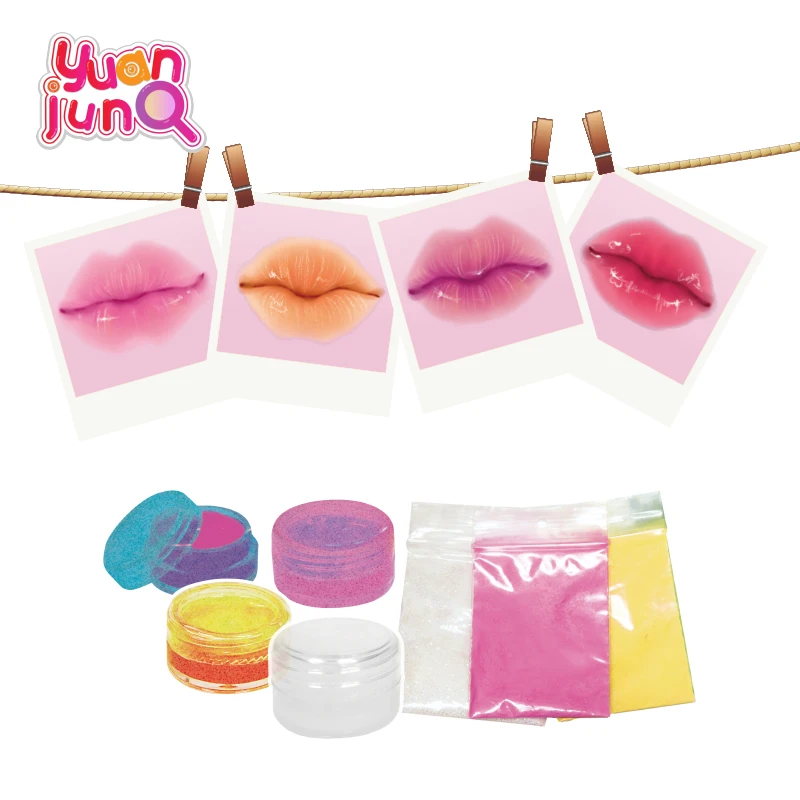 Детская игрушка «сделай сам», блестящий блеск для губ, ремень безопасности, Ароматизированный блеск для губ ручной работы, подарочный набор