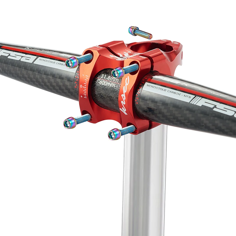 KRSEC MTB Stem 31.8x35mm Short Handlebar Stem High Strength 0 Degree DH AM Bike Stem