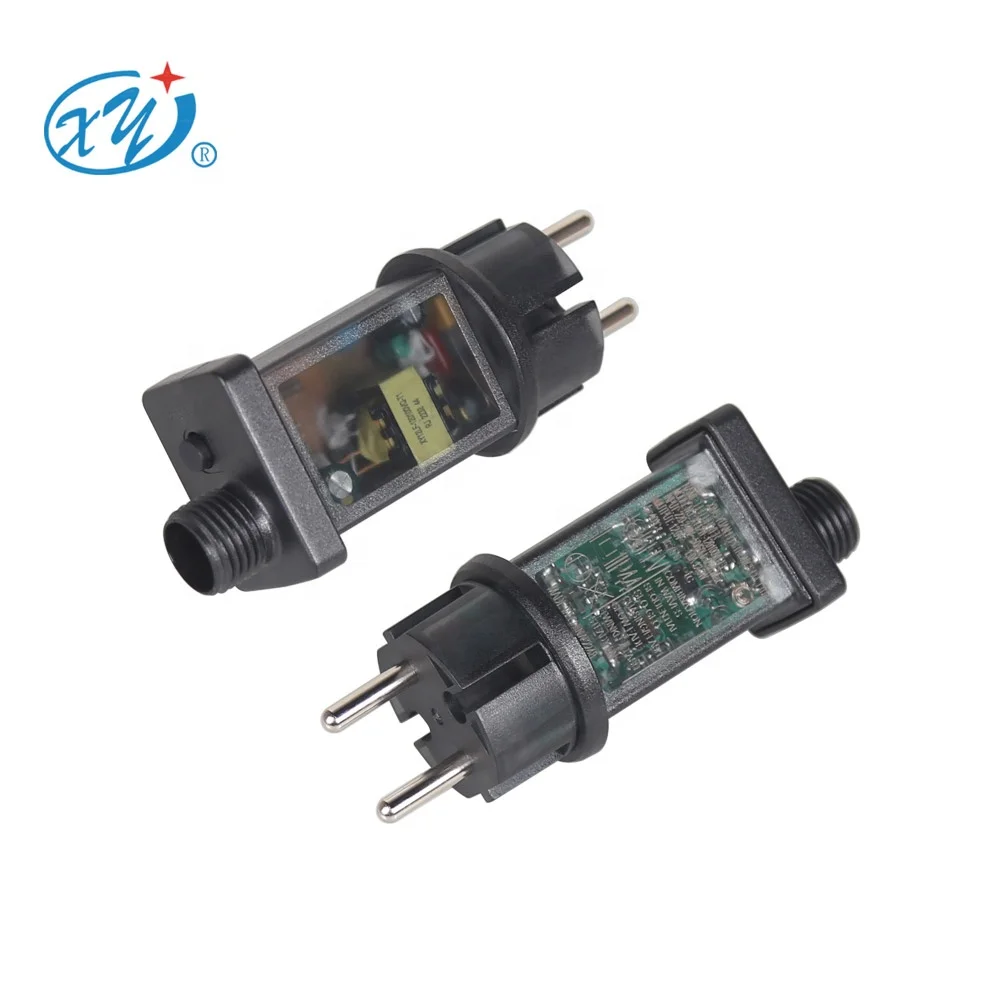 Xmas EU US UK 6W 5v 6v 9v 12v 500ma 1000ma wall plug Led Strip waterproof LED Driver power supply adapter for Christmas lights
