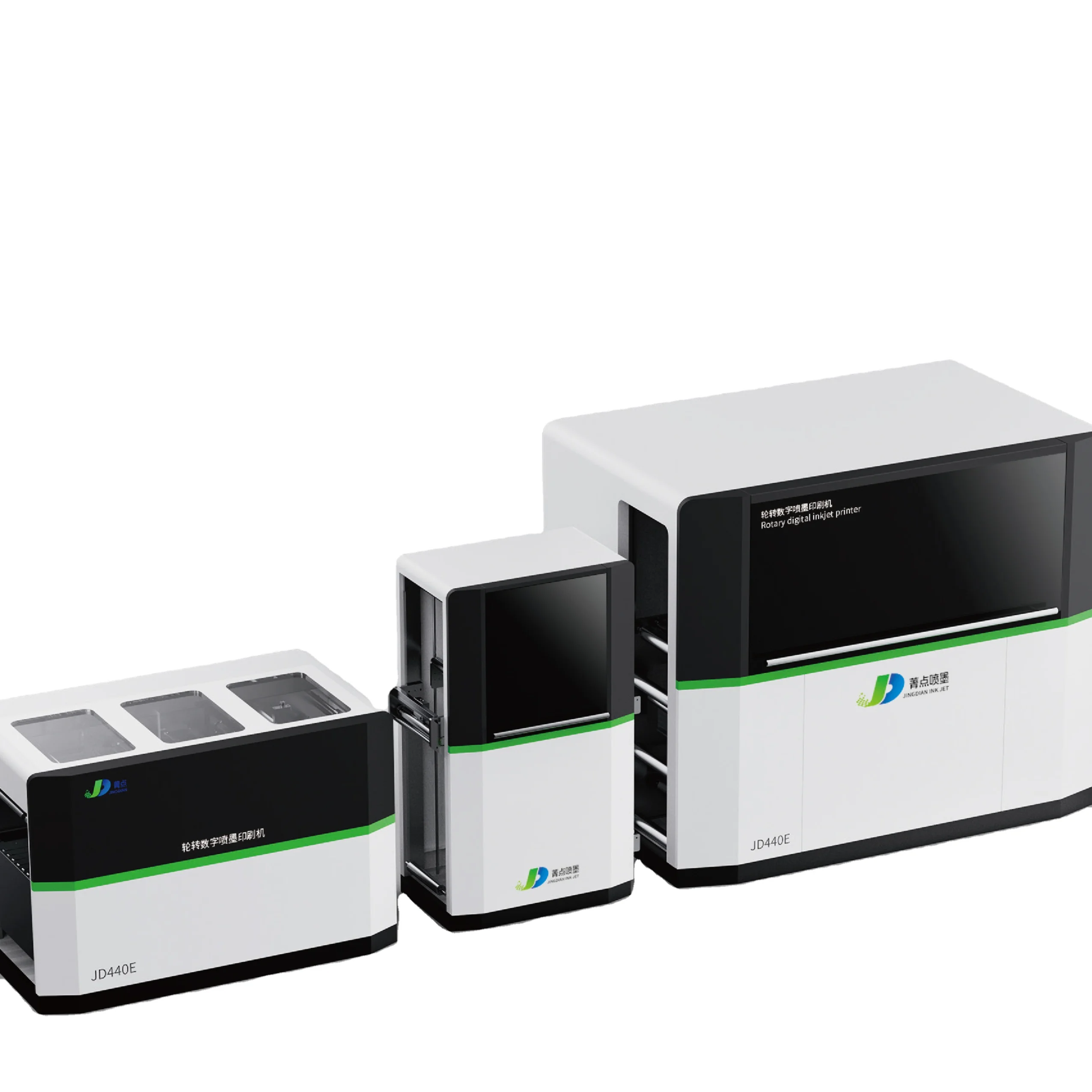 JD440E  automatic and high speed web digital inkjet printer roll paper to sheet