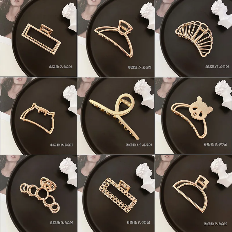 2024  New trend metal alloy hair accessories animal styling hairpin