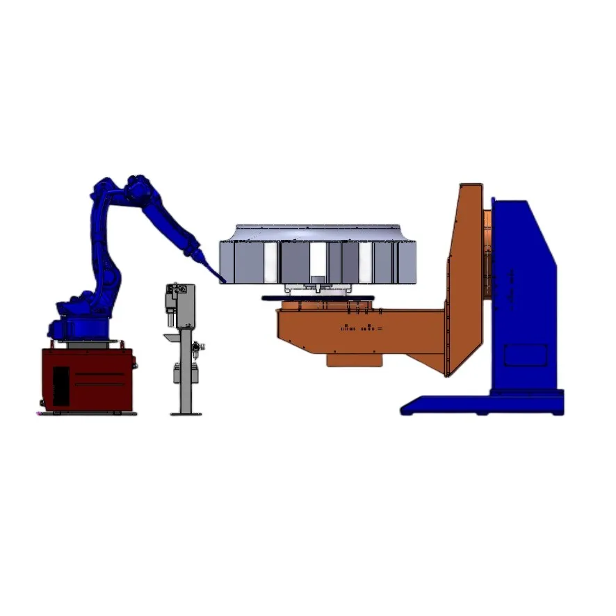machines china The factory supplies dual-shaft L welding positioners 6-9 Axis robot welding station