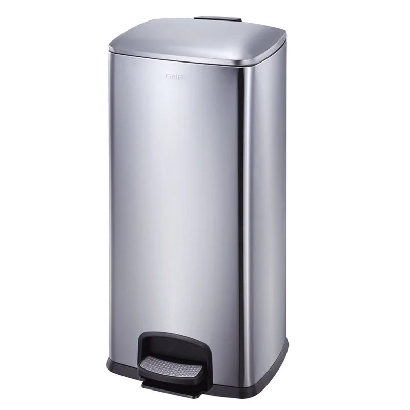 Hotel lobby metal drops stainless steel wet tissues trash cans