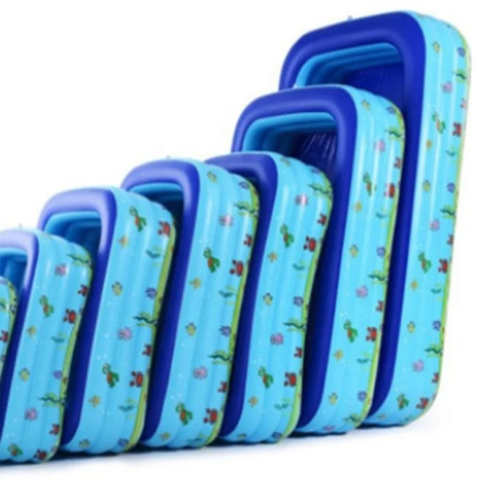 Увеличенные детский надувной бассейн для всей семьи рисунок из мультфильмов драма открытый плавательный квадратный бассейн