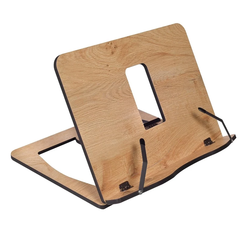 Wooden Book Stands Book Holder Reading Stand Cookbook Holder Recipe Book Stand for Reading