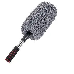 HC Super Soft Microfiber Car Duster Exterior with Extendable Handle Car Brush Duster for Car Cleaning Dusting Samples