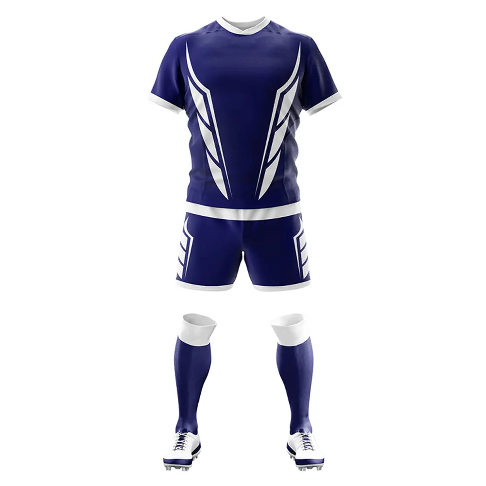 RUgby Yellow Quick Dry Custom Logo Football Wear Shorts Boots Rugby Uniform
