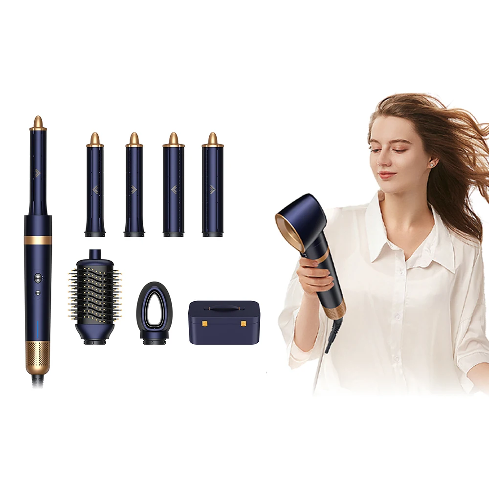 Wavy Talk Hair Dryer Professional Hot Air Hairdryer Brush Set One Step Comb Brush Blow Dryer 110000Rpm 5 In 1 Hair Dryer Set