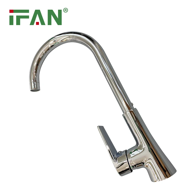IFAN Ceramic Valve Core Brass Kitchen Faucet Kitchen Sink Tap With Supply Water