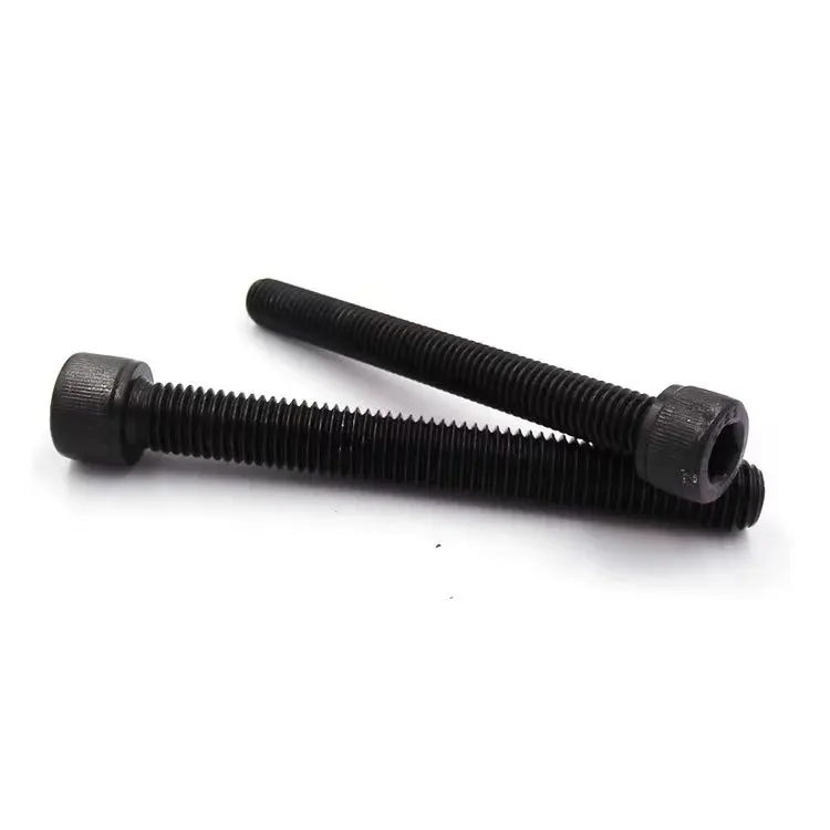 Factory direct supply Level 12.9 Black high strength Cylindrical head hex socket bolt Cup end Hexagon socket screw M2--M10