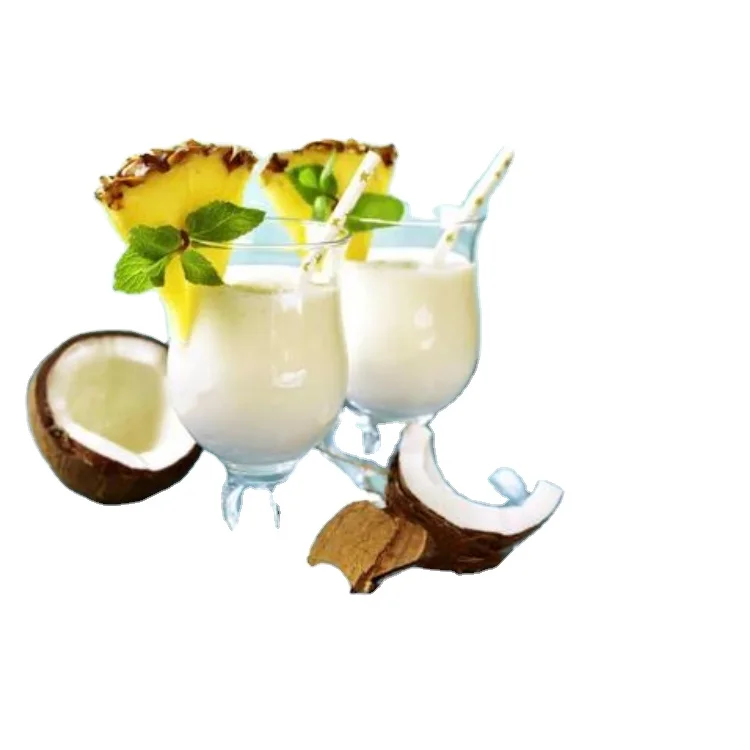 
Fresh and dense aroma Coconut and Pineapple Green Iced Tea 