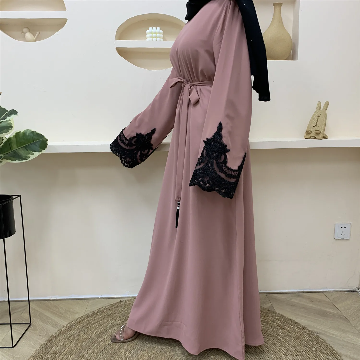 6371 # новое поступление EID оаэ дубай турция арабское скромное модное платье мусульманская одежда Abaya мусульманские