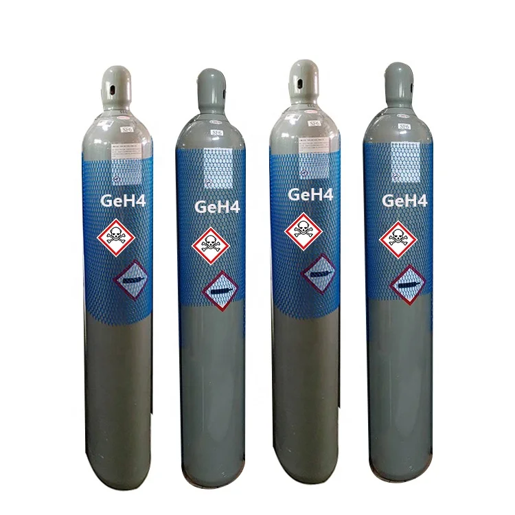 
For semiconductor device fabrication Mixture Gases 99.9999% TMB MMS SiH4 GeH4 B2H6 With H2 N2 He And Ar 