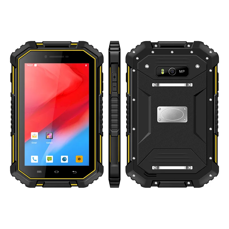 UNIWA HV3 Android 9.0 Octa core NFC 7 inch screen 4GB RAM 64GB ROM Unlocked 4G LTE Waterproof phone calling IP67 rugged tablet
