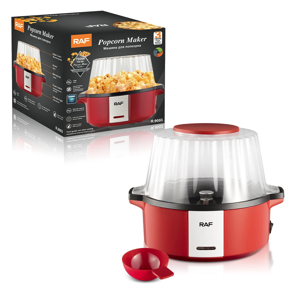 New Design Electric Home Popcorn Maker Machine Quick Heat Technology Stirring Popcorn Maker