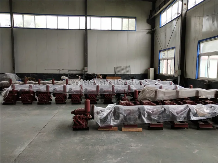 BW90/3 Horizontal Three Cylinder Reciprocating Single Acting Piston Pump Oil Well Drilling Mud Pump