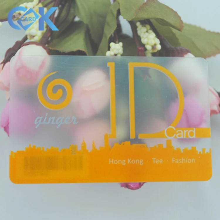  Визитная карточка NFC прозрачная для визитной карточки лидер