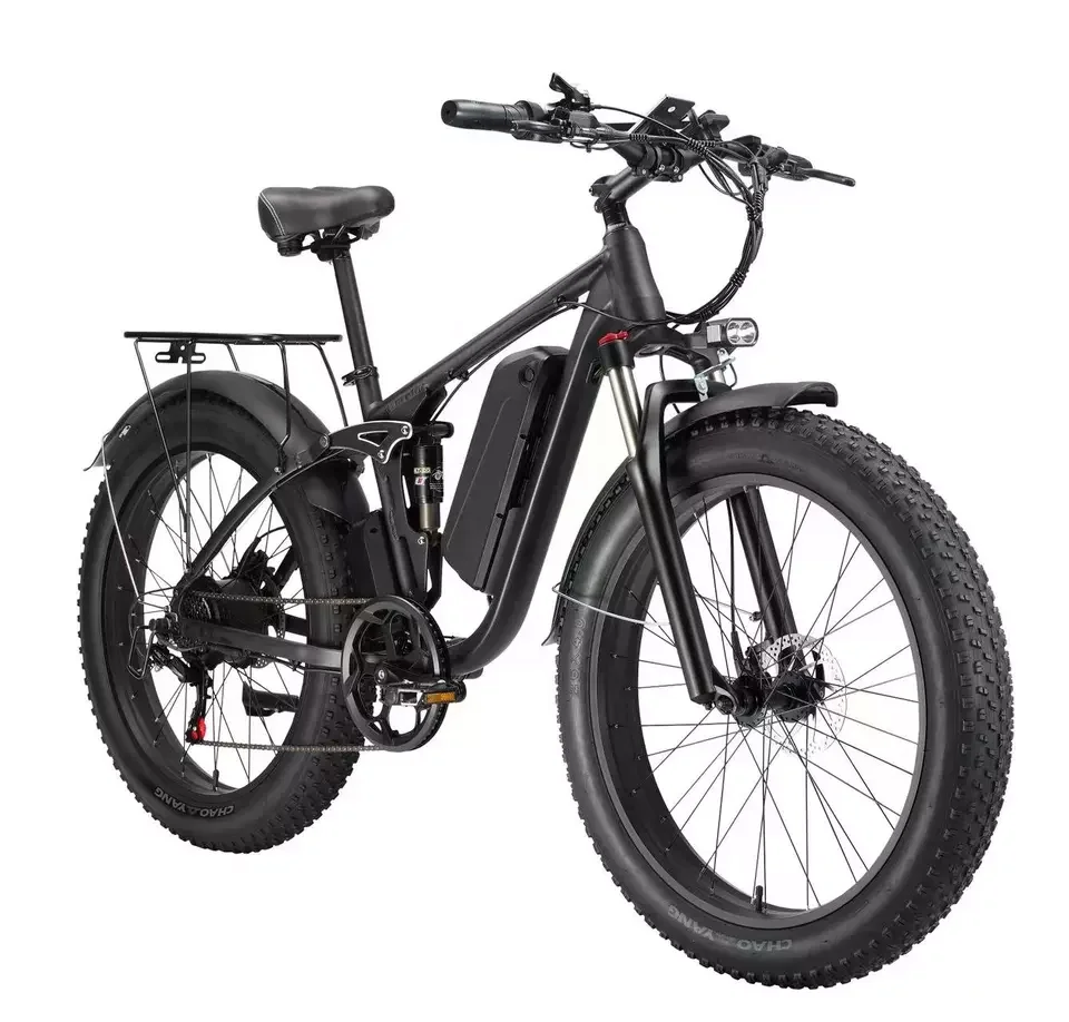 Popular Model Electric Mountain Bike 8V 500W 1000W 7 Speed Ebike Fort Suspension Electric Bicycle