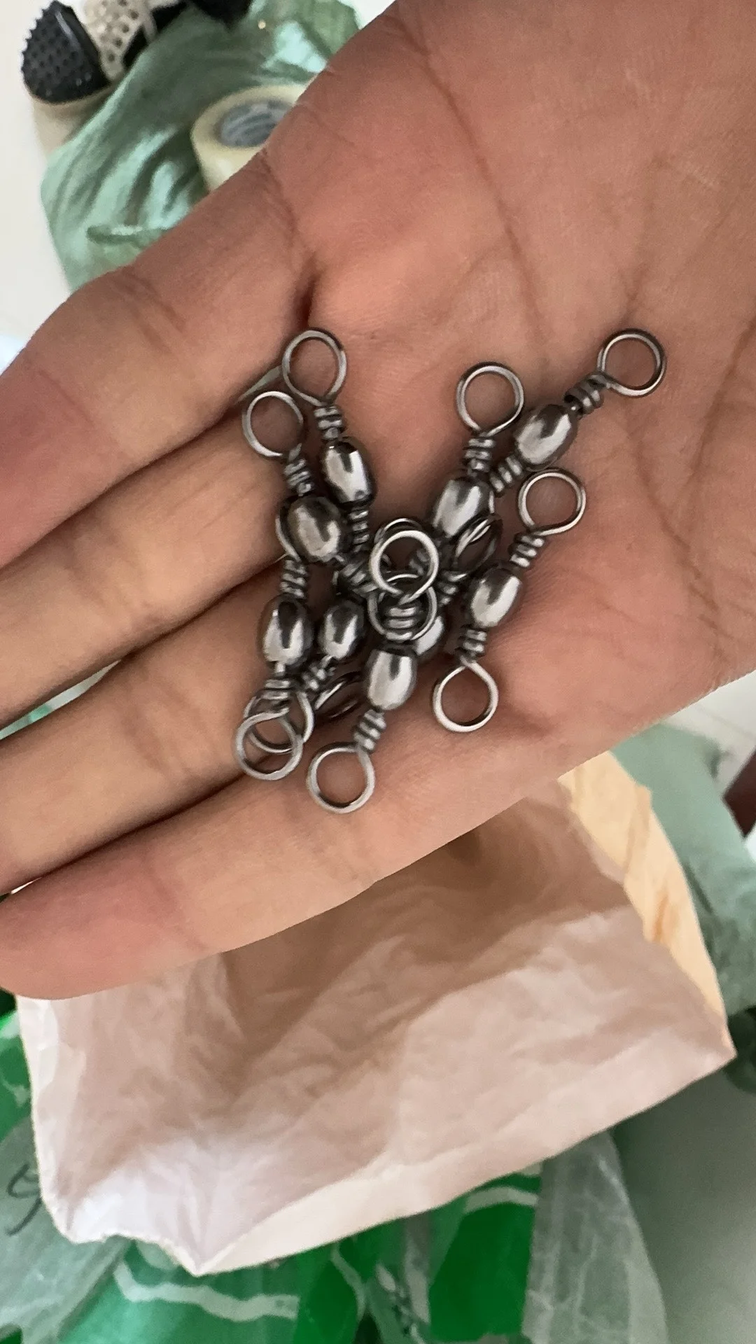 Barrel Fishing Swivel with B type Snap Connector Pesca Kalastus Fishing Accessories Tools Rod Connector Snap