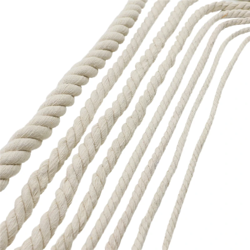 bulk pure cotton macrame rope packaging rope
