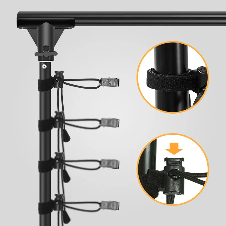 Portable Photography Studio Backdrops Photo Editing Background Stand /Light Stand Set