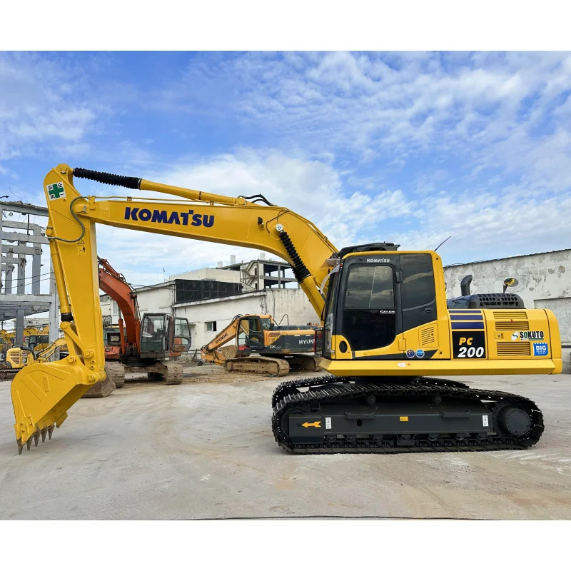 2023 экскаватор Komatsu PC 200 8 в хорошем состоянии с меньшим количеством рабочих часов из Японии оригинал