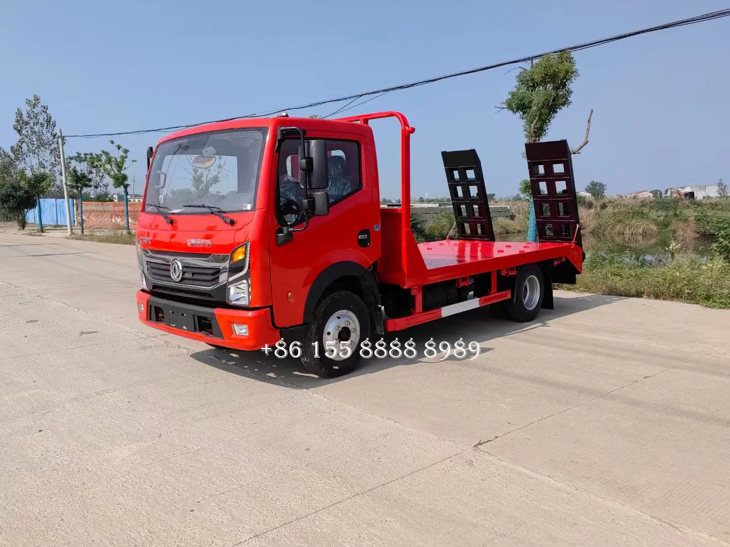 Dongfeng 4x2 Flat  platform flatbed truck