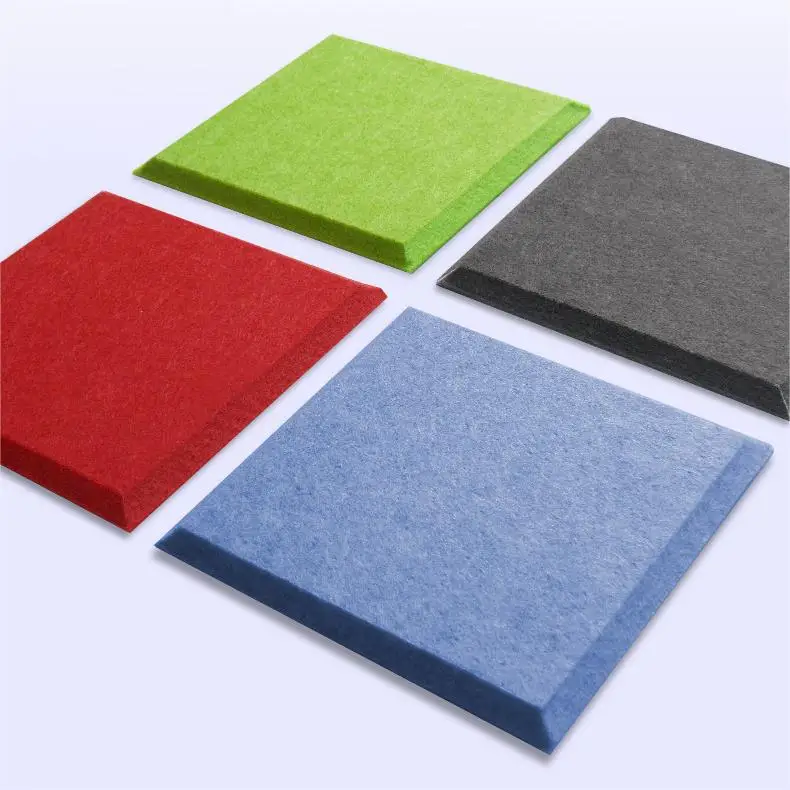9mm 12mm Polyester Fiber Sound Absorption Panel Polyester Fiber Sound-absorbing Board Acoustic Panel
