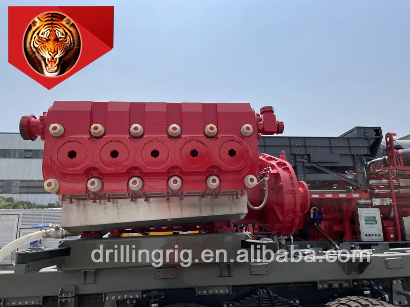 tigerrig oil drilling machine TWS2250 fracturing pump and CMS QSK45 engine with S9823  gearbox fracturing truck