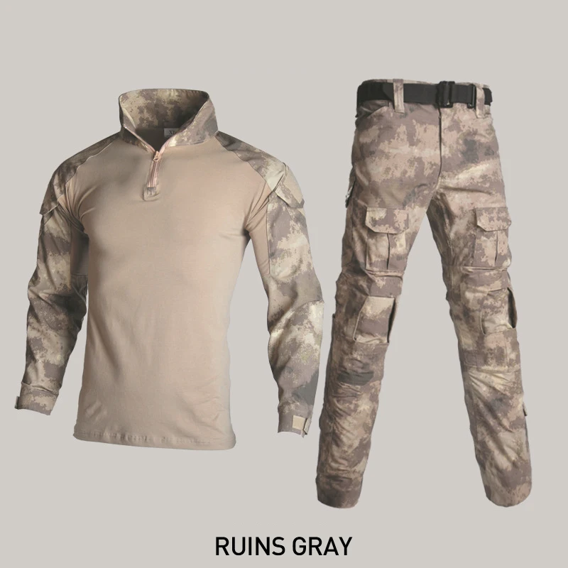 G3 Manufacturer wholesale camouflage CP training clothing ACU frog clothing long sleeved camouflage frog suit