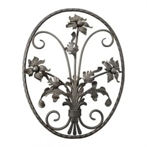 Популярный дизайн железная Цветочная тарелка железные Цветочные украшения оптовая продажа Лучшая цена