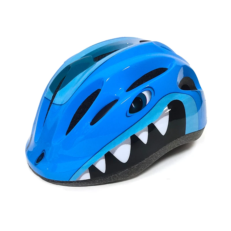 Wholesale Factory Price Customized Children Bicycle Helmet Cute Cartoon Design Out-mold PVC EPS Kids Bike Helmet