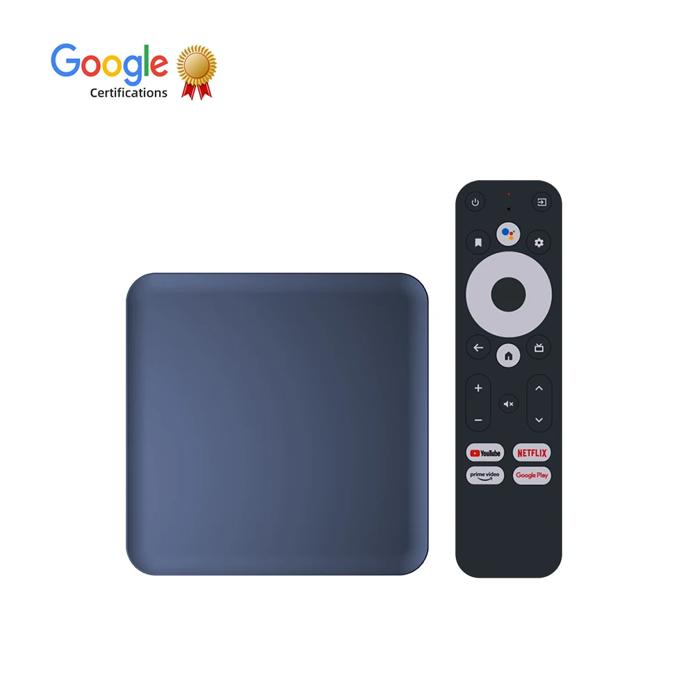 Hot Sale Dcolor GD2 Remote Control Android 12 Android Tv Box Compatible Chromecast Built-In With Power Sellers