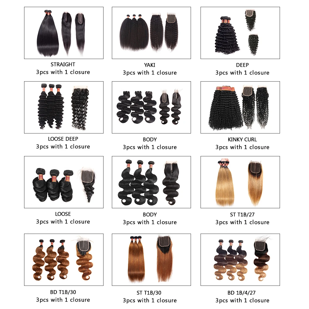 Single Donor Virgin Light Color Indonesian Body Wave Two Tone Ombre Colored Hair Weave Bundles