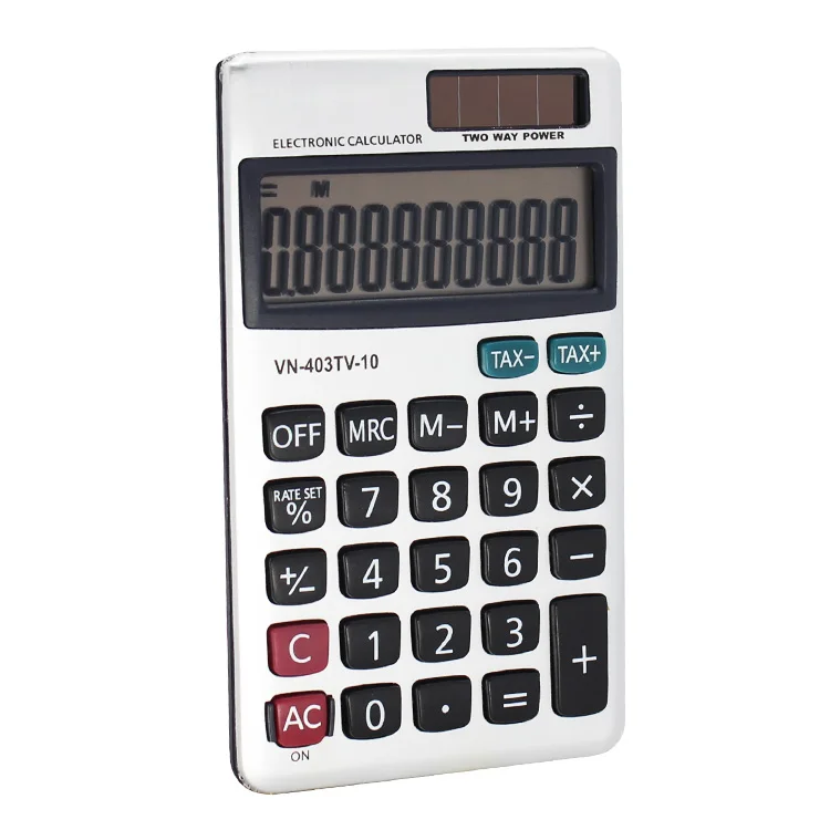 Promotional Office Gift 10 Digits Electronic Pocket Size Calculator