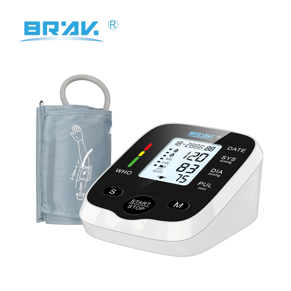 Professional Portable Mini Sphygmomanometer audio broadcast blood pressure monitor