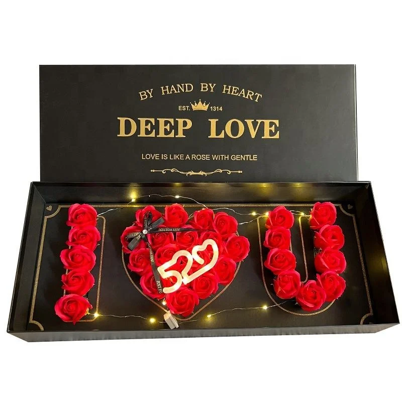 Luxury Boxes For Flowers I LOVE YOU Chocolate Gift Boxes Valentines Day Gifts
