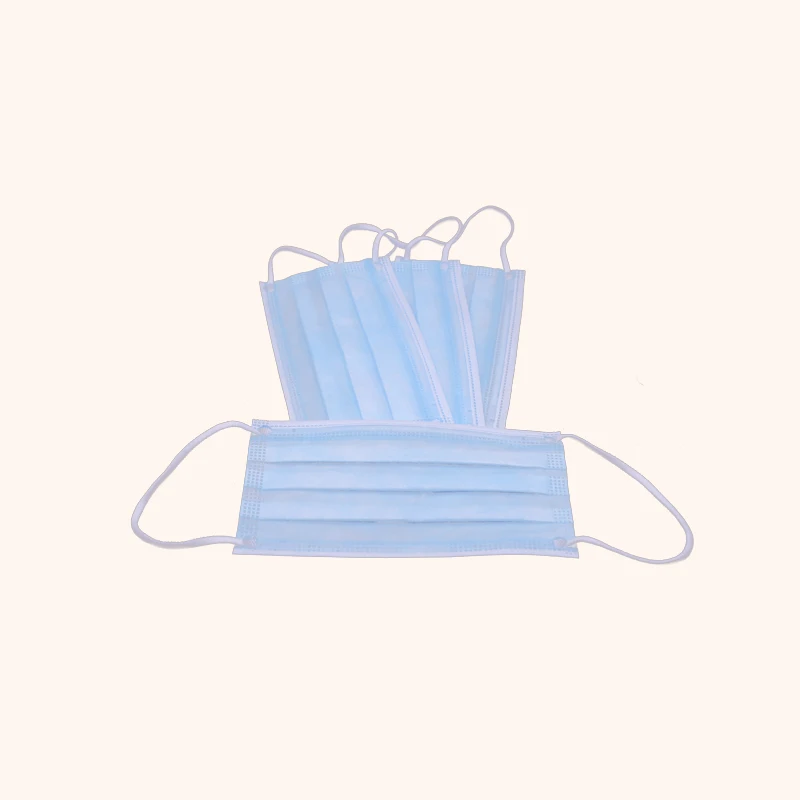 
3-Layer Medical Masks with Elastic Ear Loops for Adults and Children | Non Woven Breathable Protective Masks for Dust Germs 