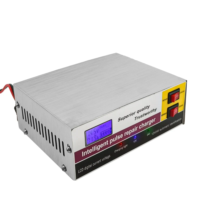 12 volt 24v car led acid battery charger 5amp 10amp for electric pallet truck batteries 12v20ah-120ah 24v12ah-60ah
